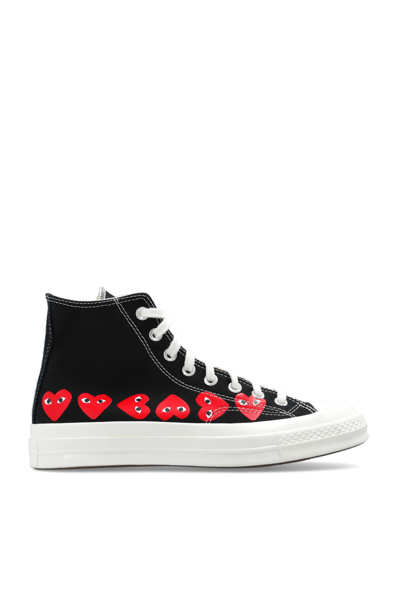 Black CHUCK 70 HIGH X COMME DES GARCONS PLAY sneakers Comme des